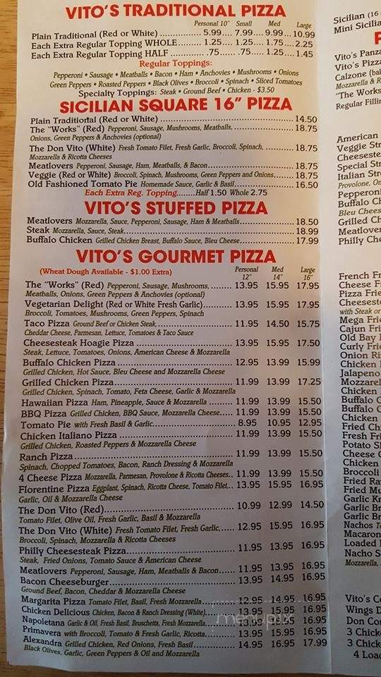 Vito's Pizza - Vineland, NJ