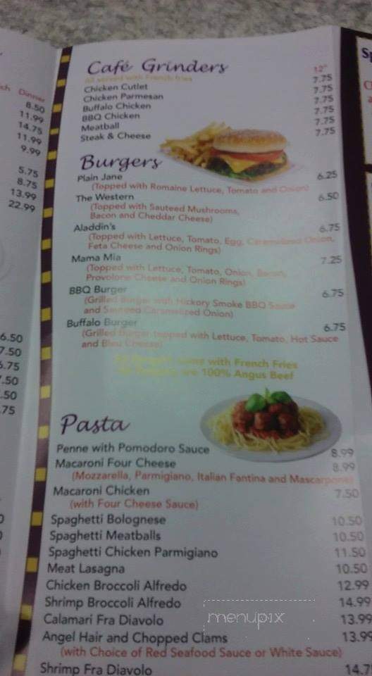 Aladdin's - Fall River, MA menu_pic