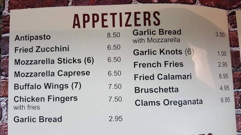 Mickey's Pizzeria - Yonkers, NY menu_pic
