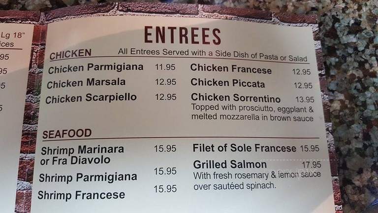 Mickey's Pizzeria - Yonkers, NY menu_pic