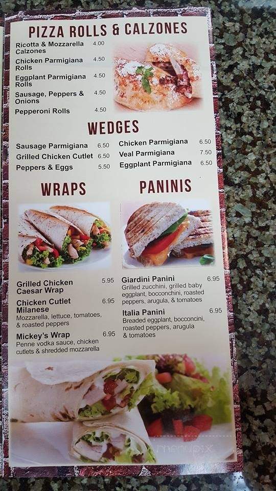 Mickey's Pizzeria - Yonkers, NY menu_pic