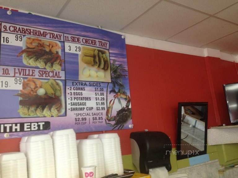 J-Ville Crab Shack - Jacksonville, FL menu_pic