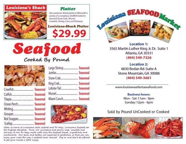 Louisiana Seafood - Atlanta, GA