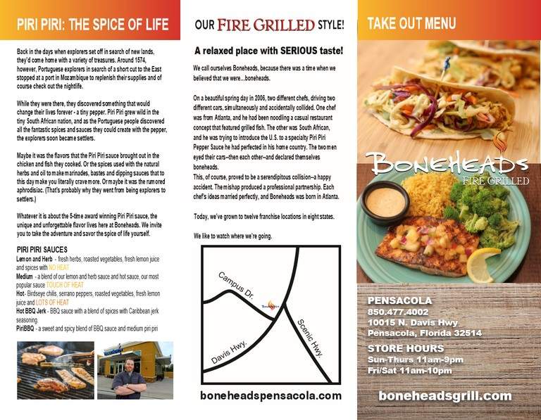 Boneheads - Pensacola, FL menu_pic