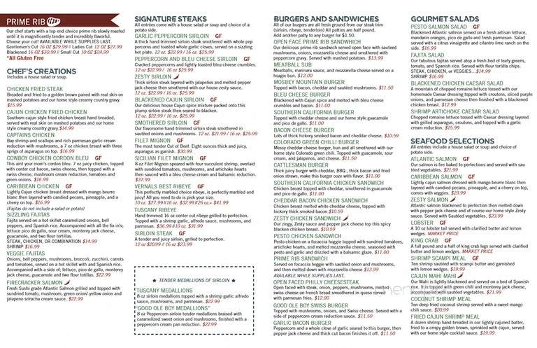 Swain Brothers - Vernal, UT menu_pic