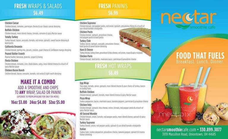 Nectar Juice & Smoothie Bar - Uniontown, OH