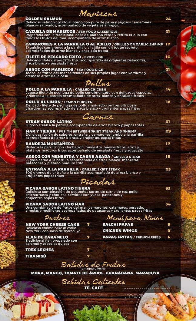 Amenecer Latino - Corona, NY menu_pic