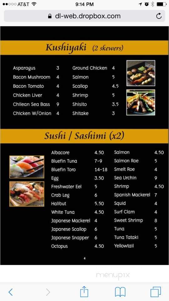Sister Sushi and Thai - Moorpark, CA menu_pic