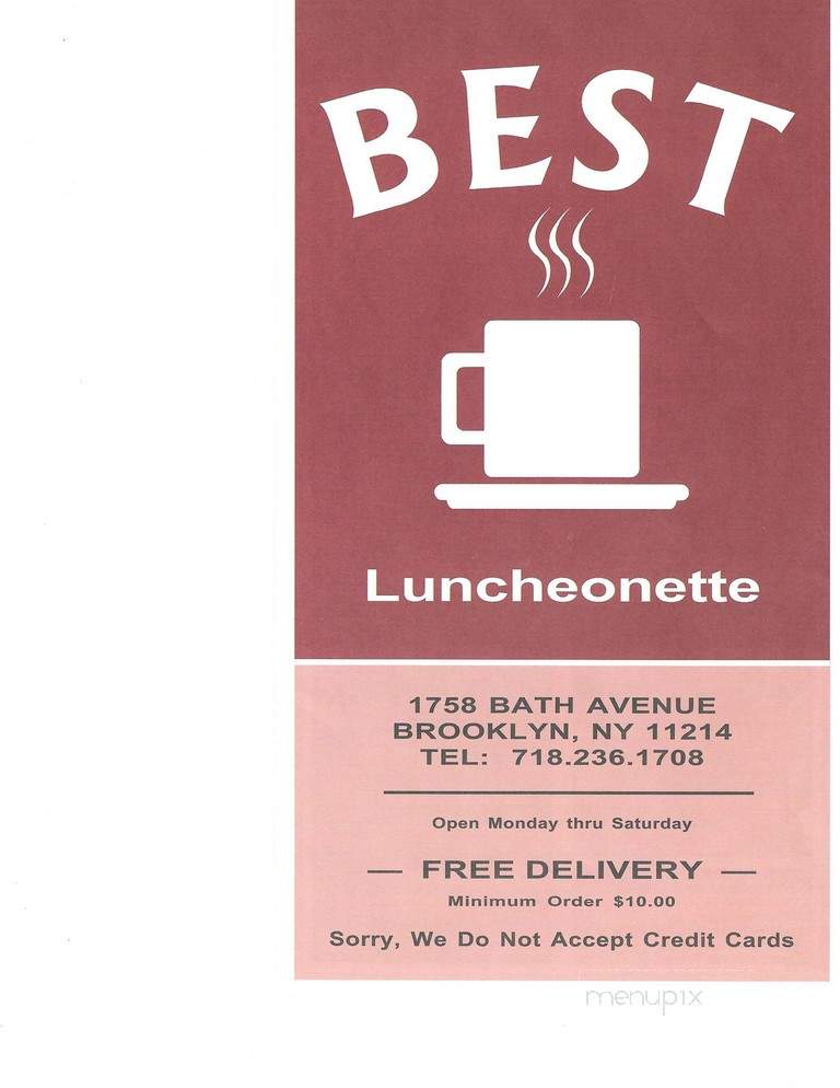 Best Luncheonette - Brooklyn, NY