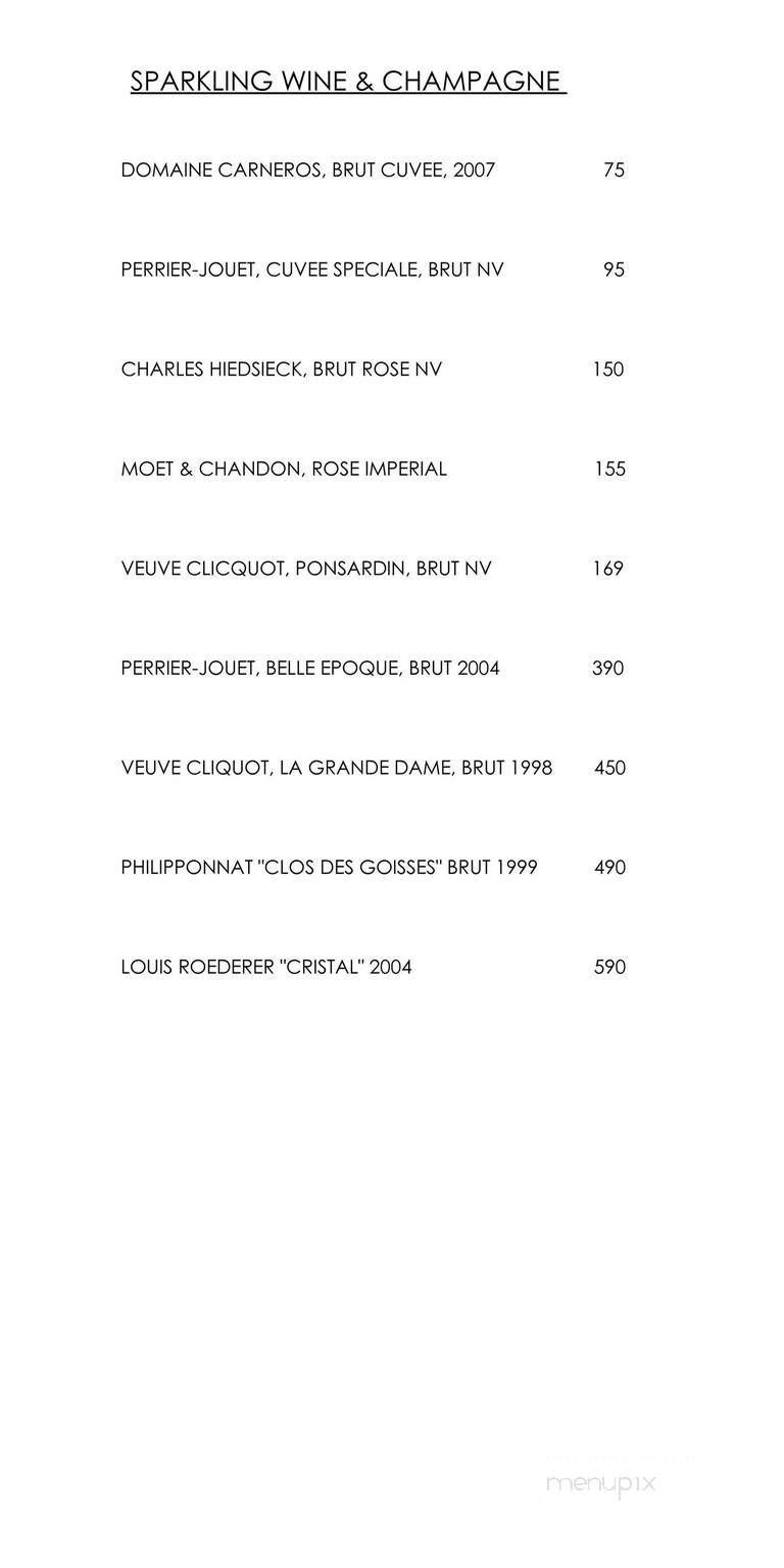 L2 Lounge - Washington, DC menu_pic