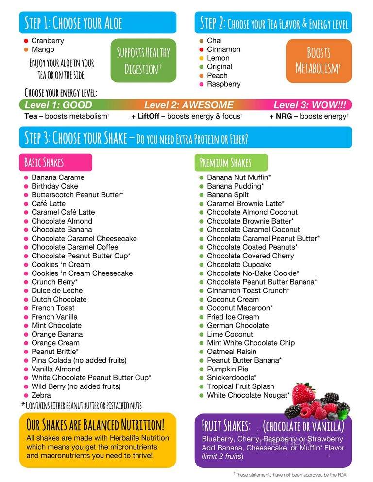 Tspn - the Shake Place Nutrition - Woodstock, GA menu_pic