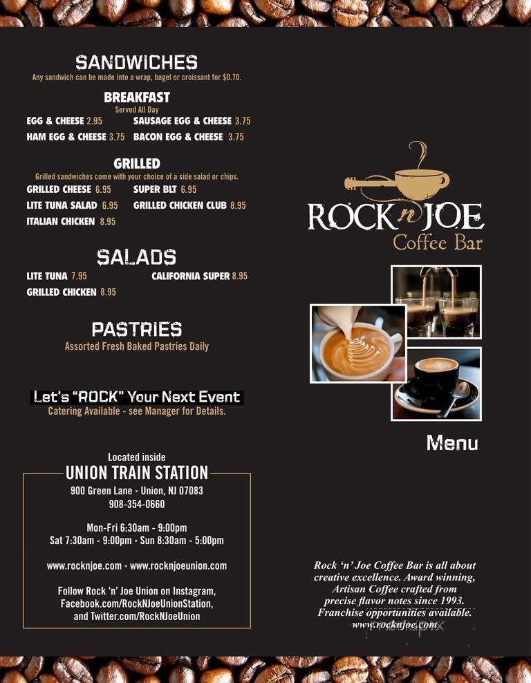 Rockn' Joe Coffeelounge Eats - Union, NJ