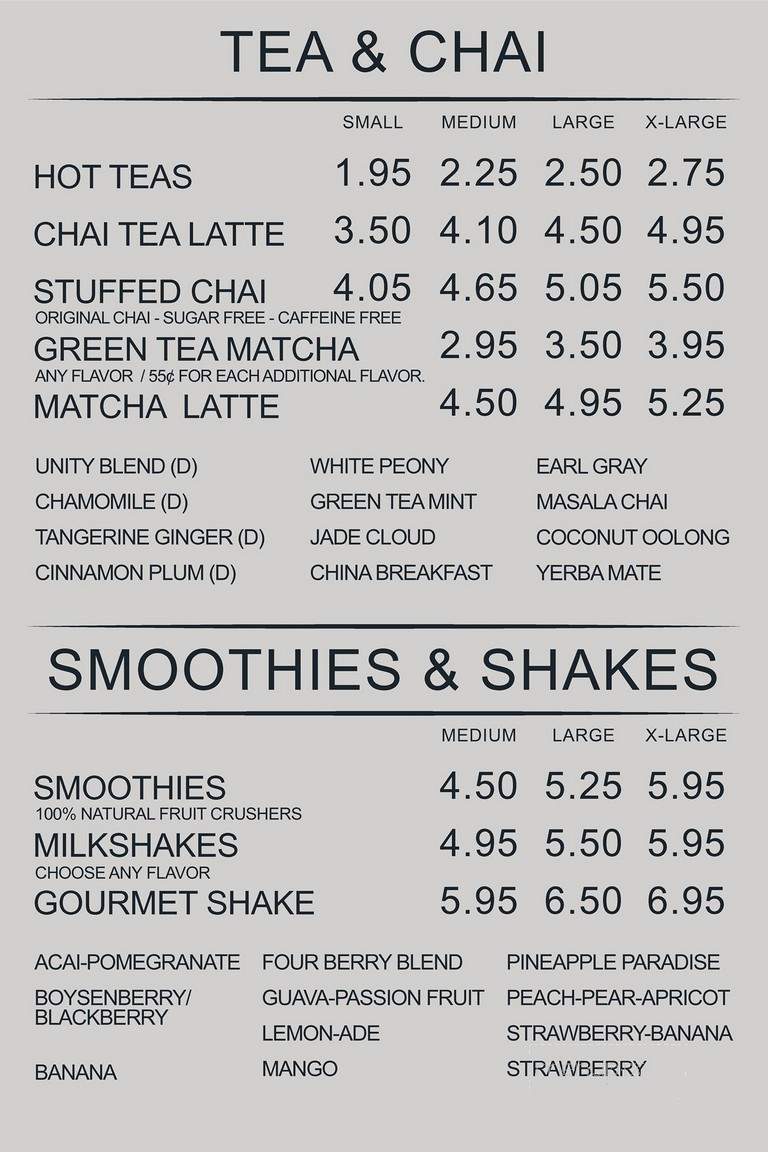 Winans Chocolate & Coffee - Dayton, OH menu_pic