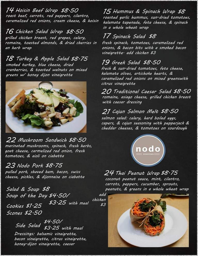 Nodo Downtown - Iowa City, IA menu_pic