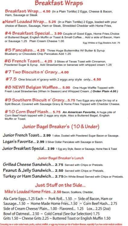 Bagel Break Deli - Stuart, FL menu_pic