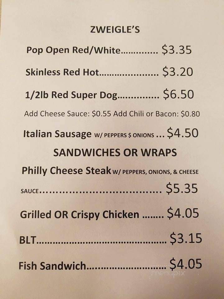 Mr. Coolee's Ice Cream Shop - Newark, NY menu_pic