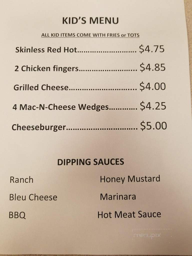 Mr. Coolee's Ice Cream Shop - Newark, NY menu_pic