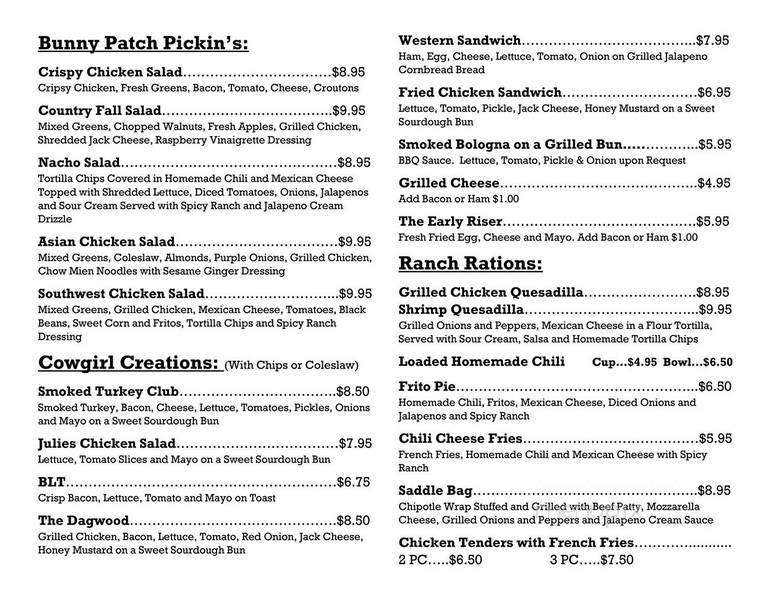 Three Chicks Feed, Seed and Cafe - Texarkana, AR menu_pic