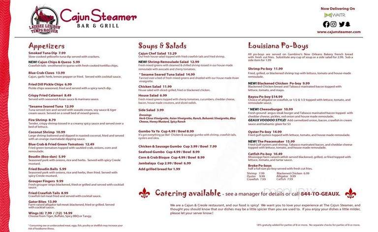 Cajun Steamer - Huntsville, AL