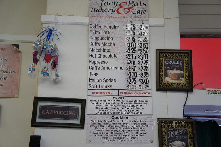 Joey & Pat's Italian Bakery & Cafe - San Francisco, CA