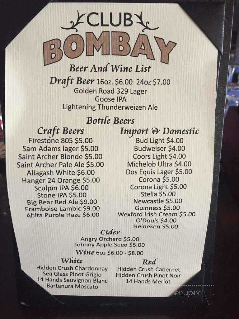 Club Bombay - Big Bear Lake, CA
