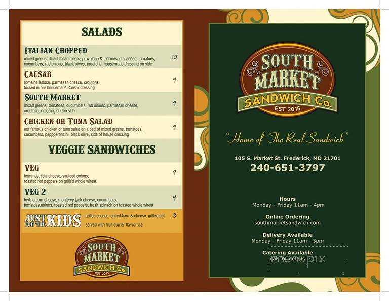 South Market Sandwich Co. - Frederick, MD menu_pic
