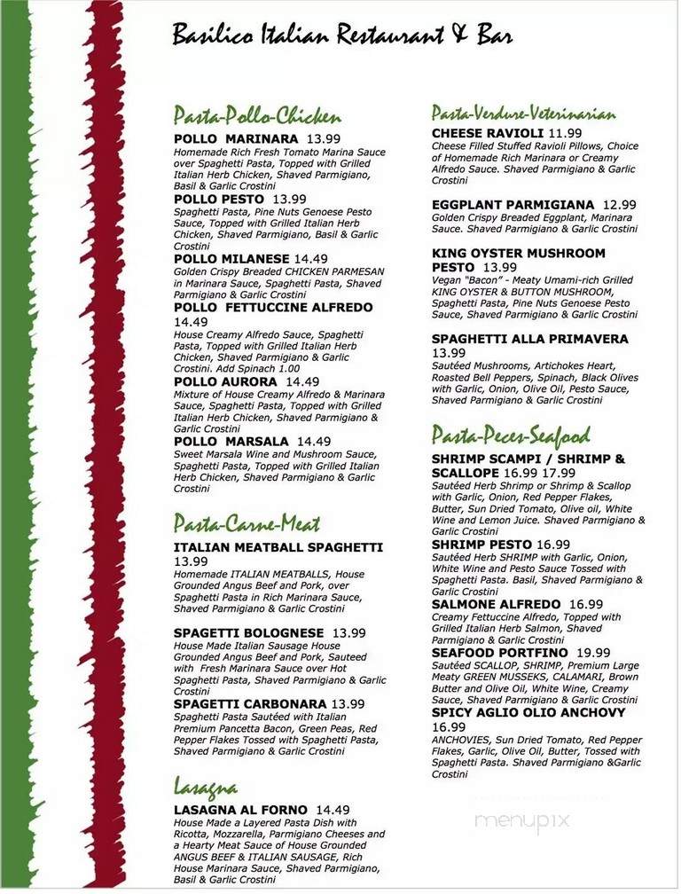 Basilico Italian Restaurant - Salt Lake City, UT