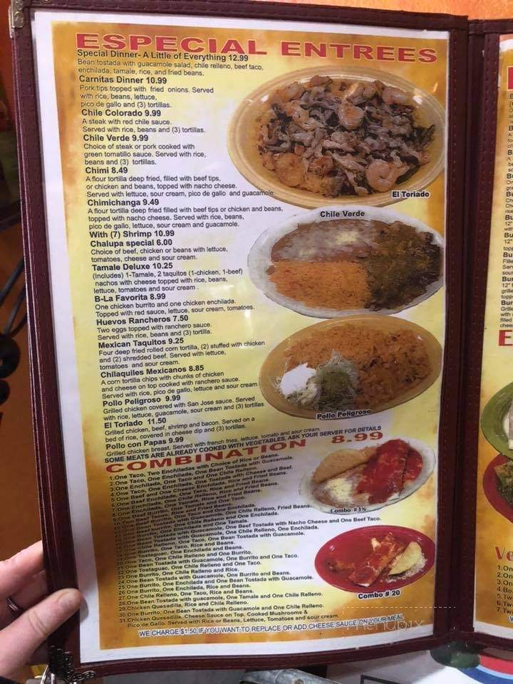 El Dorado Mexican Restaurant - Raymore, MO menu_pic