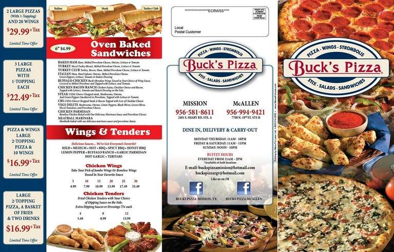 Buck's Pizza - McAllen, TX