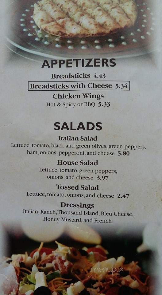 LANCES PIZZA - Tennessee Ridge, TN menu_pic