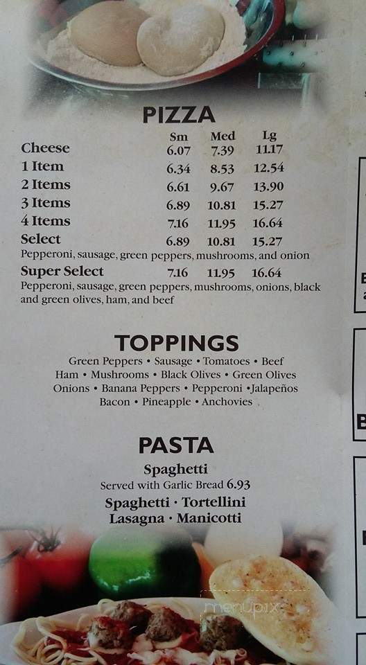 LANCES PIZZA - Tennessee Ridge, TN menu_pic