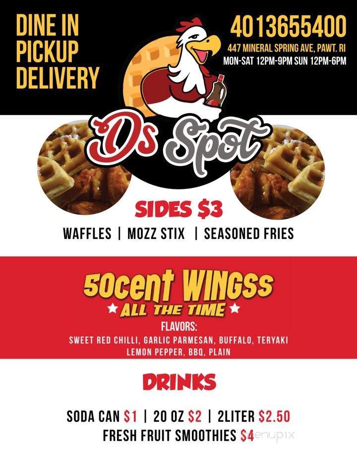 D's Restaurant & Market - Pawtucket, RI menu_pic