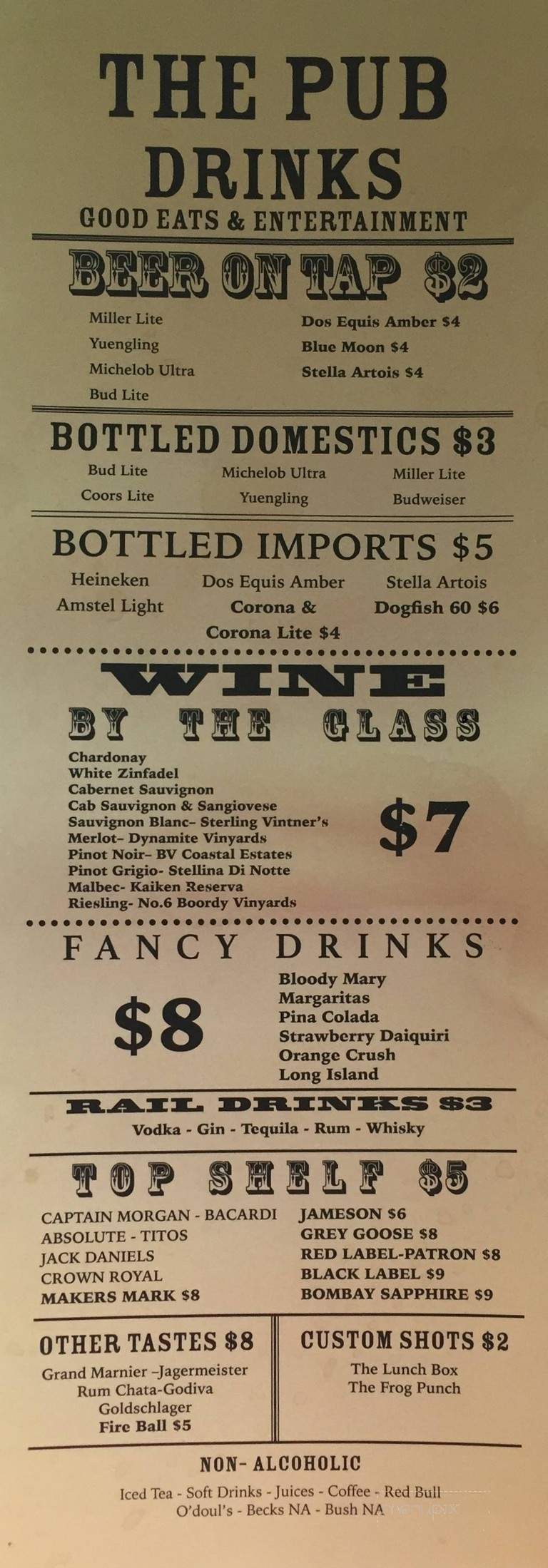 Frog Hollow Golf Club - Middletown, DE menu_pic