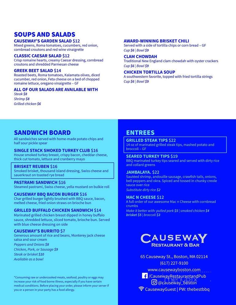 Causeway Restaurant & Bar - Boston, MA
