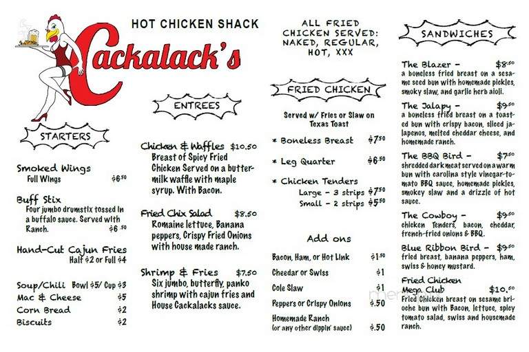 Cackalack's Hot Chicken Shack - Portland, OR