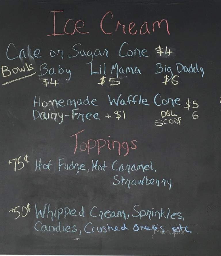 Haze Ice Cream - Madeira Beach, FL menu_pic
