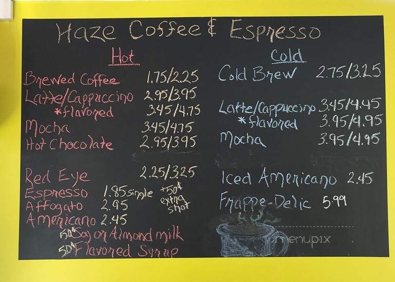 Haze Ice Cream - Madeira Beach, FL menu_pic