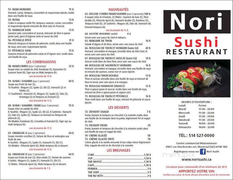 Nori Sushi - Montreal, QC