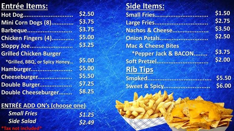 Beech Grove Bowl - Beech Grove, IN menu_pic