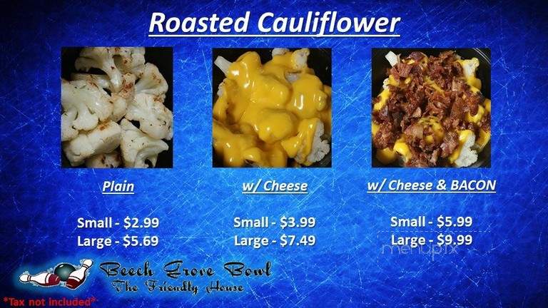 Beech Grove Bowl - Beech Grove, IN menu_pic