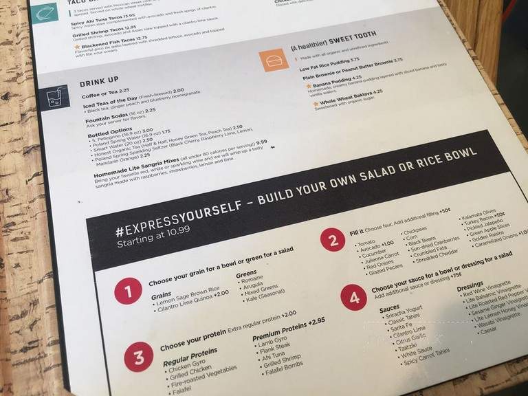 Pure Pita - Hoboken, NJ menu_pic