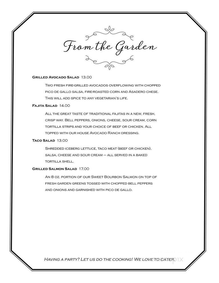Las Ristras - Corrales, NM menu_pic