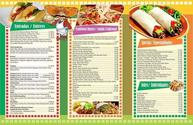El Zocalo - Haines City, FL menu_pic