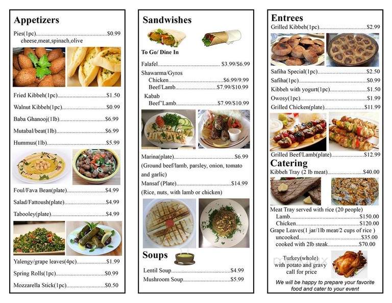 Halal Foods - Westmont, IL menu_pic
