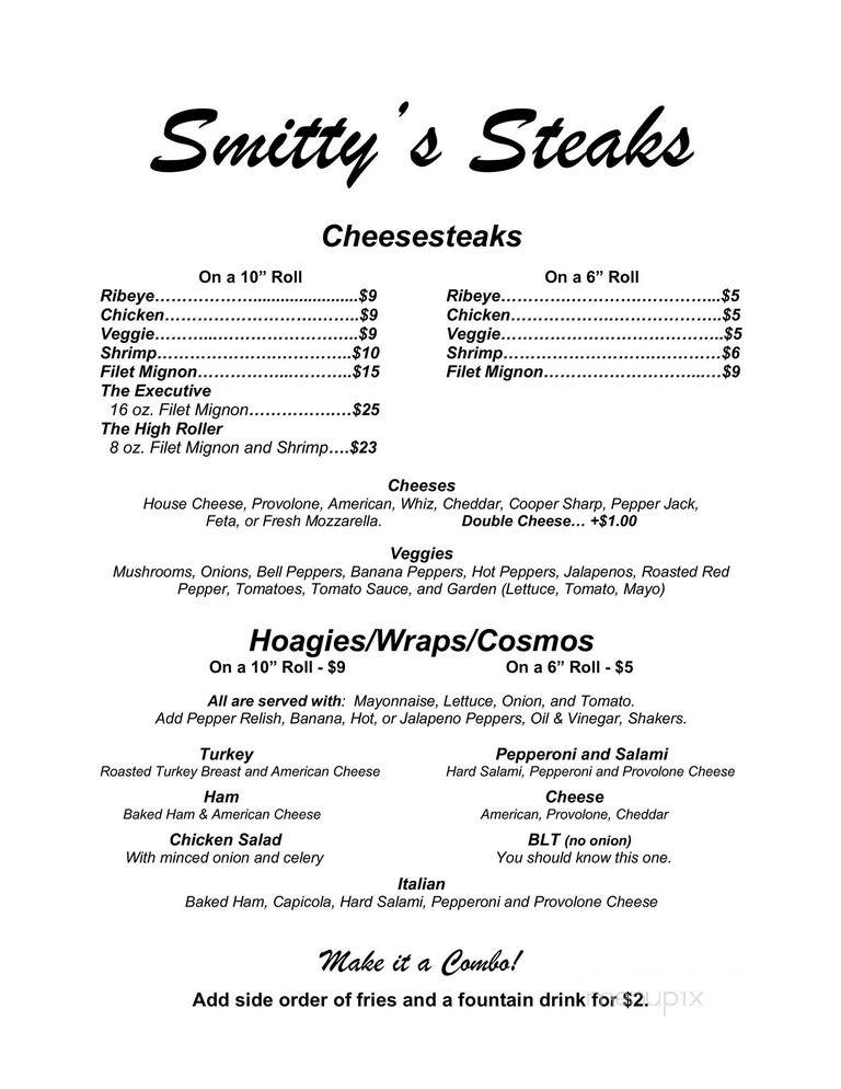 Smitty's Steaks - Bloomsburg, PA