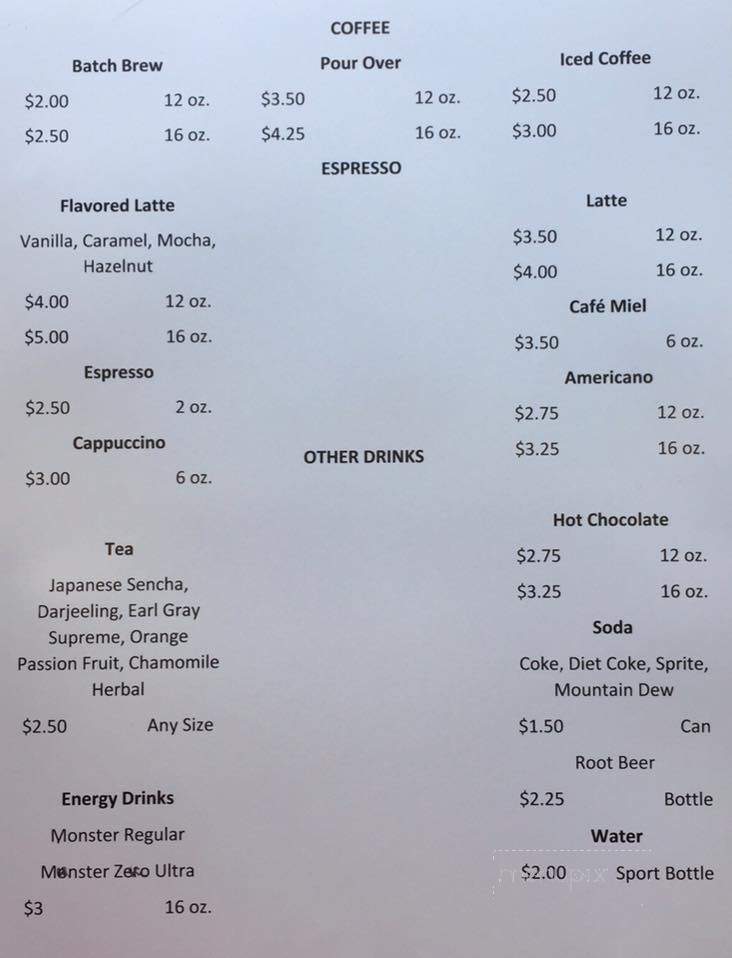 The Big Red Stop - Macatawa, MI menu_pic
