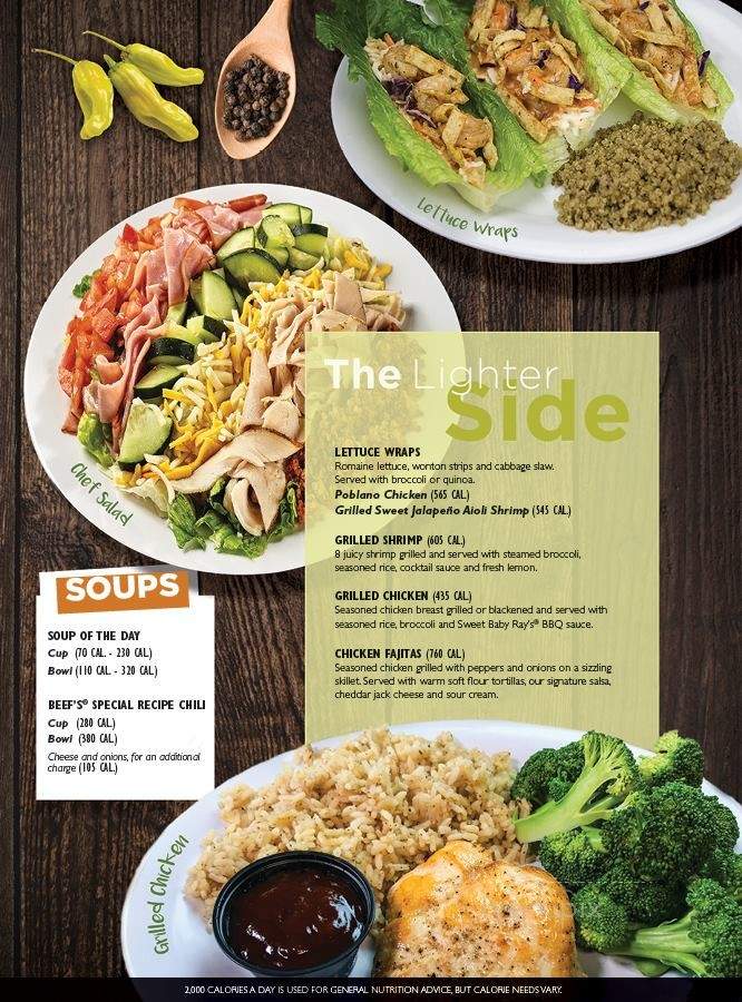 Beef 'O' Brady's - Tampa, FL menu_pic