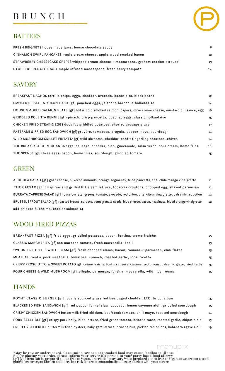 The Poynt Newburyport - Newburyport, MA menu_pic