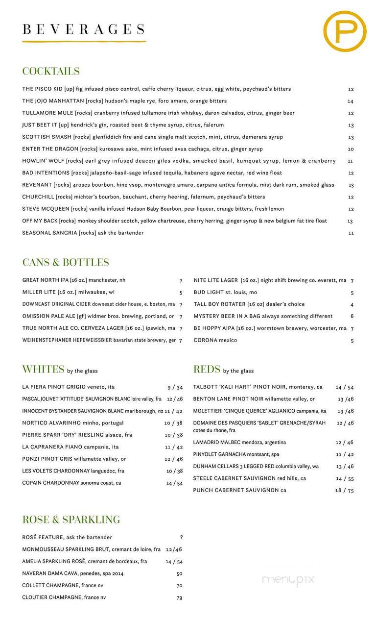 The Poynt Newburyport - Newburyport, MA menu_pic