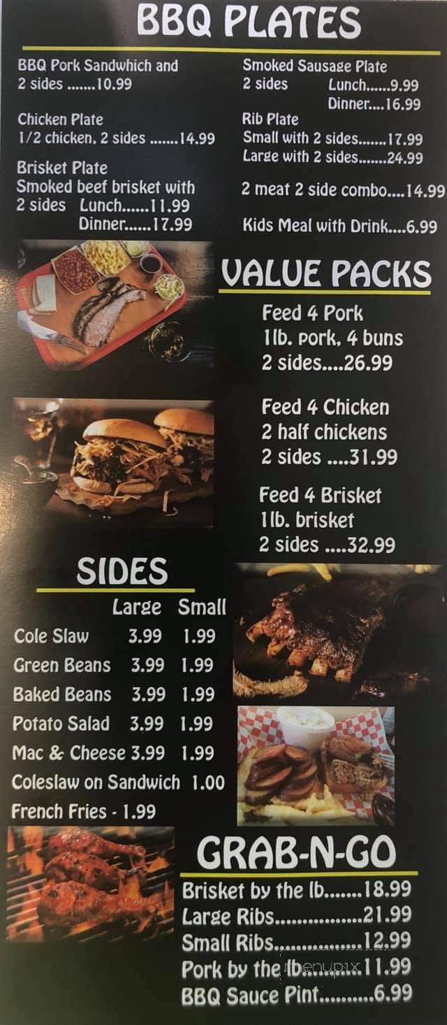 Boss Hogg's Barbecue - Pigeon Forge, TN menu_pic